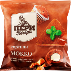 Тортини ПЕРИПЕЧЕРИ Мокко со вкусом сливочного сыра, 315г, детальное фото