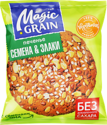 Печенье MAGIC GRAIN Семена&Злаки, 45г, фото