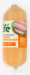 Колбаса вареная ЛЕНТА LIFE Оригинальная куриная, 300г, картинка
