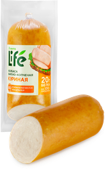 Колбаса варено-копченая ЛЕНТА LIFE куриная, 300г, изображение