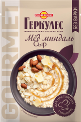 Каша овсяная ГЕРКУЛЕС Gourmet, с сыром, миндалем и медом, 40г, вид