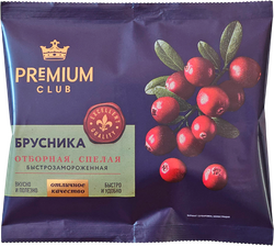Брусника быстрозамороженная PREMIUM CLUB, 300г, фотография