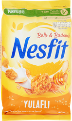 Готовый завтрак NESTLE Nesfit, с медом и миндалем, 400г, фотография
