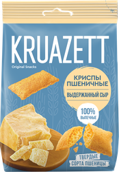 Сухарики пшеничные KRUAZETT Криспы со вкусом выдержанного сыра, 70г, фотография