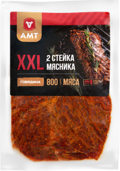 Стейк говяжий АМТ XXL мясника, в маринаде, 800г, детальное фото