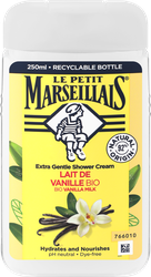Гель для душа LE PETIT MARSEILLAIS Bio Ванильное молоко, 250мл, картинка