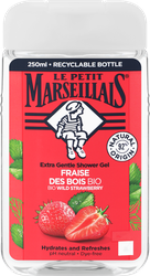 Гель для душа LE PETIT MARSEILLAIS Bio Дикая клубника, 250мл, детальное фото