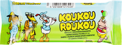 Вафли KOUKOUROUKOU Retro с молочным шоколадом и с начинкой из какао-крема, 25г, картинка