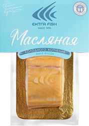 Масляная рыба холодного копчения ЭКСТРА ФИШ филе-кусок, 200г, изображение