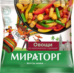 Овощи МИРАТОРГ По-мексикански с курицей, 400г, фотография