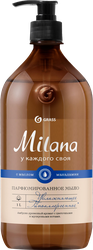 Жидкое мыло GRASS Milana Амбра, 1000мл, детальное фото