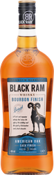 Виски BLACK RAM Бурбон Финиш купажированный выдержка 3 года 40%, 1л, картинка