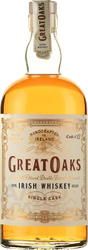 Виски GREAT OAKS Айриш Сингл Каск Ирландский купажированный 40%, 0.7л, крупный план