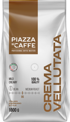 Кофе зерновой PIAZZA DEL CAFFE Крема Велютата, 900г, вид