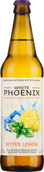 Медовуха WHITE PHOENIX Горький лимон нефильтрованная пастеризованная 5,6%, 0.45л, крупный план