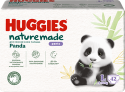 Подгузники-трусики HUGGIES Нэчурмэйд размер 4, 9–14кг, 42шт, изображение