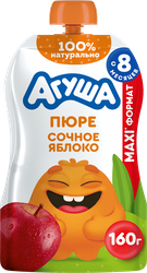 Пюре фруктовое АГУША Сочное яблоко, с 8 месяцев, 160г, изображение