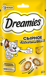 Лакомство для кошек DREAMIES с добавлением сыра, 60г, изображение
