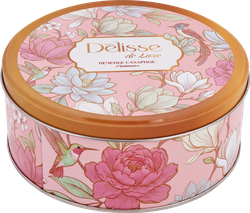 Печенье сахарное DELISSE DE LUXE Чайное, голубое, 150г, вид