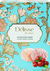 Зефир DELISSE DE LUXE Белевский Ассорти: вишня, клюква, 250г, картинка