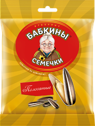 Семечки БАБКИНЫ СЕМЕЧКИ Полосатые жареные, 90г, фотография