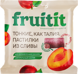 Пастилки фруктовые FRUIT Слива, без сахара, 70г, фотография