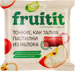 Пастилки фруктовые FRUIT It Яблоко, без сахара, 70г, изображение