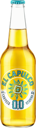 Напиток пивной безалкогольный EL CAPULCO пастеризованный 0,5%, 0.4л, крупный план