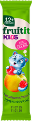 Лента фруктовая детская FRUIT IT KIDS Яблоко-малина, без сахара, с 12 месяцев, 15г, крупный план