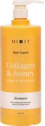 Изображение товара Шампунь для волос MIXIT Hair expert бессульфатный с коллагеном и медом, 1000мл