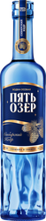 Водка ПЯТЬ ОЗЕР Сибирский кедр Особая 38%, 0.5л, фото
