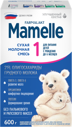 Смесь молочная MAMELLE с пребиотиком 2'FL, с 0 до 6 месяцев, 600г, крупный план