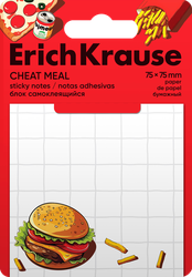 Бумага для заметок ERICHKRAUSE Культ еды, 7,5х7,5см, 50 листов, вид