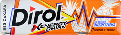 Жевательная резинка DIROL X Energy drink, без сахара, 13,6г, фото