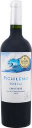 Вино PICHILEMU Carmenere Riserva сортовое выдержанное красное сухое, 0.75л, картинка