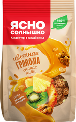 Гранола ЯСНО СОЛНЫШКО С киви и ананасом, 250г, картинка
