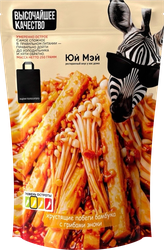 Побеги бамбука ЮЙ МЭЙ с грибами эноки, 250г, крупный план