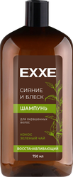 Шампунь для окрашенных волос EXXE Сияние и блеск, восстанавливающий, 750мл, крупный план