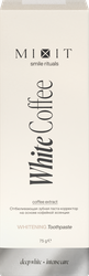 Зубная&nbsp;паста-корректор MIXIT White Coffee отбеливающая, с&nbsp;кофейной&nbsp;эссенцией, 75г, детальное фото