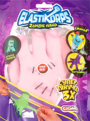 Игрушка ELASTIKORPS Zombie Hand Elasticorps тянучка-рука, в ассортименте, Арт. ZOMB-Л, фото