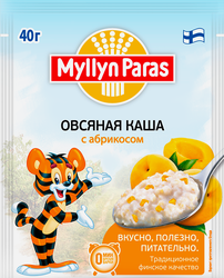 Каша овсяная MYLLYN PARAS С абрикосом, 40г, фотография