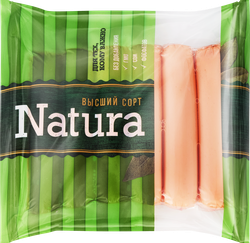 Сосиски NATURA Классические, высший сорт, 320г, фотография
