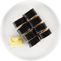 Ролл с курицей и спаржей, 235г, вид