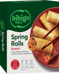 Спринг-роллы BIBIGO С кимчи, 250г, крупный план