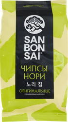 Чипсы нори SANBONSAI Оригинальные, из морских водорослей, 4,5г, картинка