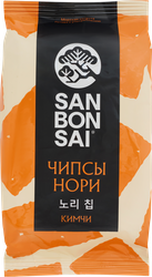 Чипсы нори SANBONSAI Кимчи, из морских водорослей, 4,5г, картинка