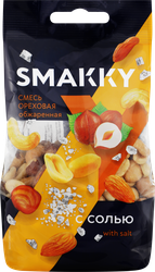 Смесь ореховая SMAKKY жареная, 200г, картинка
