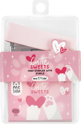 Мини-степлер MESHU Cute sweets, №24/6, скобы, изображение