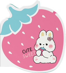 Набор MESHU Cute Sweet, флажки-закладки и самоклеящиеся блоки, 20 листов, 5 цветов, вид