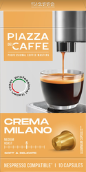 Кофе в капсулах PIAZZA DEL CAFFE Крема Милано молотый жареный, 10кап, фото